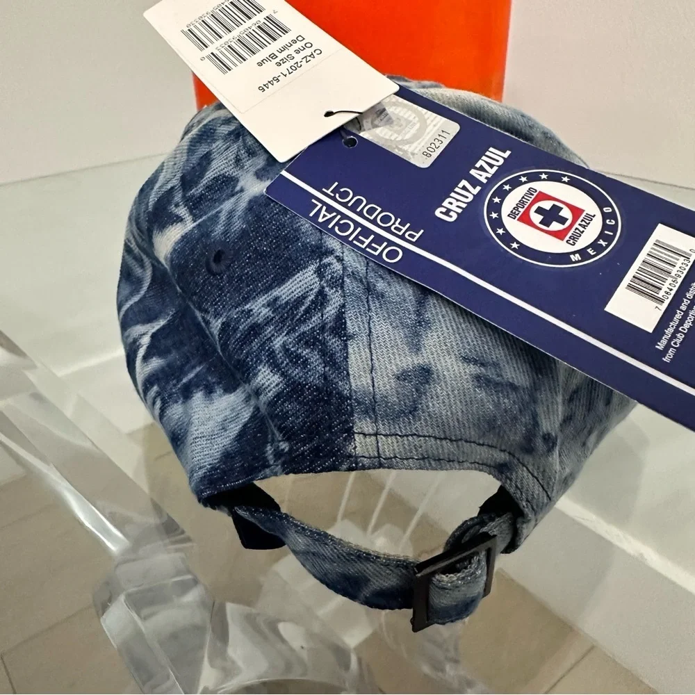 Cruz Azul 'The Ranch' Soccer Adjustable Cap Denim Blue By Fan Ink One Size NWT